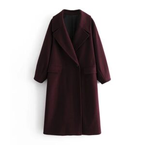 Manteau burgundy